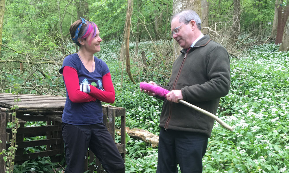 Sir Geoffrey Clifton-Brown visits Badger Wood, Forest School Kindergarten