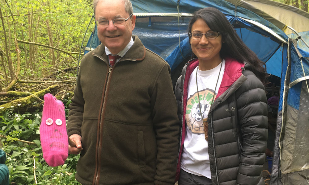 Sir Geoffrey Clifton-Brown visits Badger Wood, Forest School Kindergarten