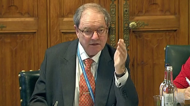 Sir Geoffrey Clifton Brown MP at the Public Accounts Committee