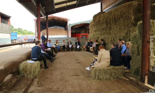 Ministerial visit to Fir Farm
