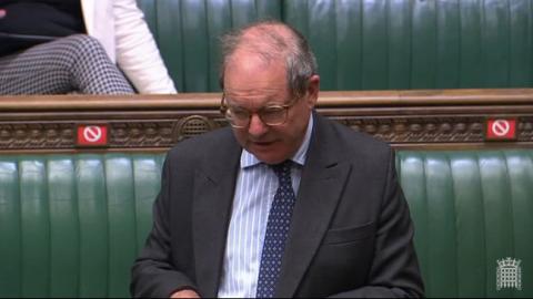 Sir Geoffrey Clifton-Brown MP speaking in the House of Commons