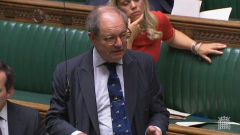 Sir Geoffrey Clifton-Brown MP speaking in the House of Commons