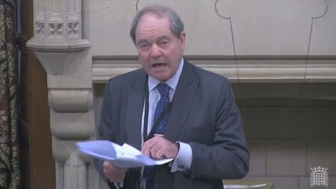 Sir Geoffrey Clifton-Brown MP speaking in Westminster Hall