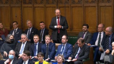 Sir Geoffrey Clifton-Brown MP speaking in the House of Commons