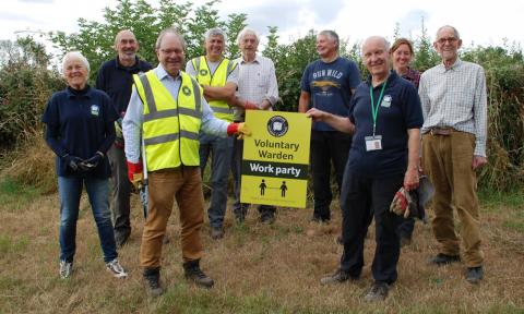 Sir Geoffrey Clifton-Brown MP with the Cotswold Voluntary Wardens 
