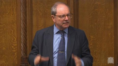 Sir Geoffrey Clifton-Brown MP speaking in the House of Commons