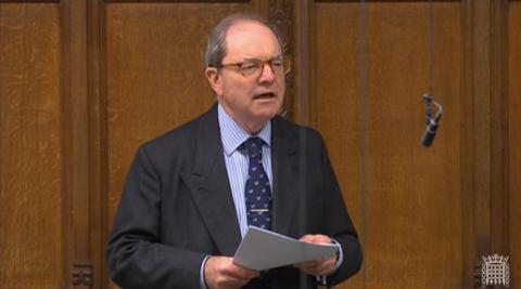 Sir Geoffrey Clifton-Brown MP speaking in the House of Commons