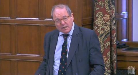 Sir Geoffrey Clifton-Brown MP speaking in Westminster Hall