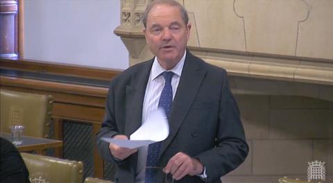 Sir Geoffrey Clifton-Brown MP speaking in Westminster Hall