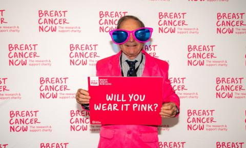Sir Geoffrey Clifton-Brown backs Breast Cancer Now's Wear it Pink campaign.