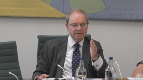 Sir Geoffrey Clifton-Brown chairs a Public Accounts Committee