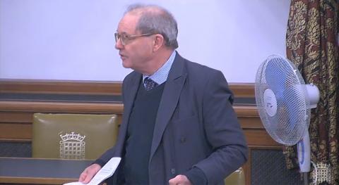 Sir Geoffrey Clifton-Brown MP speaking in Westminster Hall