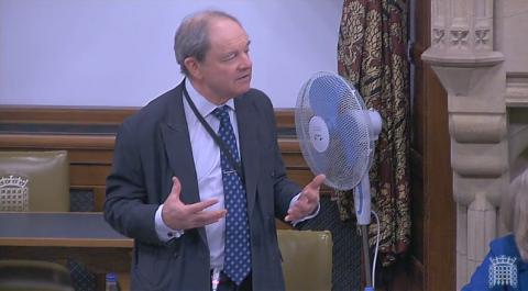 Sir Geoffrey Clifton-Brown MP speaking in Westminster Hall