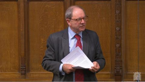 Sir Geoffrey Clifton-Brown MP speaking in the House of Commons